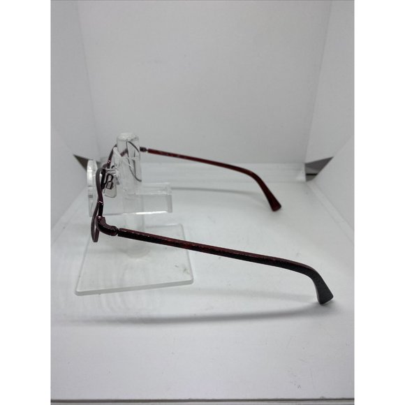 NEW Calvin Klein CK5202 607 EYEGLASSES METAL FRAME Plum/Red 52-16-135 Womens main image 7